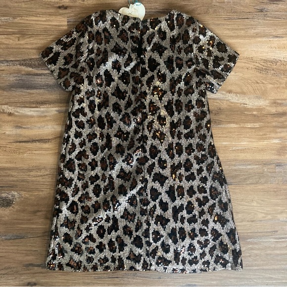 Hayden Girls Brand New With Tag Leopard Print Sequin Dress - Picture 5 of 5